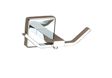 Silver Glossy Finish Wall Mounted Stainless Steel Bathroom Towel Hanger