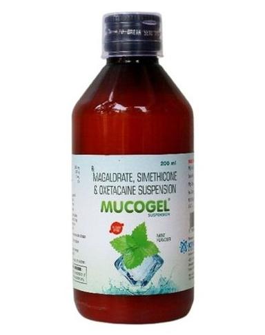 Mucogel Antacid Syrup Magaldrate Simethicone And Oxetacaine Suspension Mint Flavour General Medicines