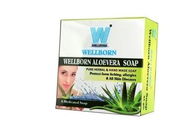 Green 85 Gram Middle Foam Medicated Aloe Vera Herbal Bath Soap