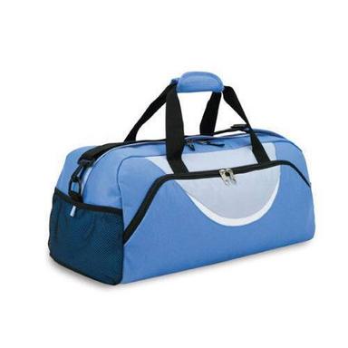 Polyester Zipper Plain Rexine Travel Duffle Bag For Sports Use