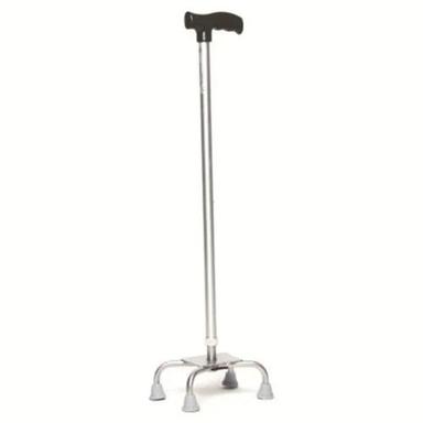 4 Leg Walking Stick With Aluminium Frame 32-36 Inch Length