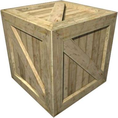 Brown Wooden Crates Boxes For Packaging And Shipping Use