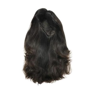 Black 12 Inches Long 30 Grams Silky And Wavy Natural Hair Wig