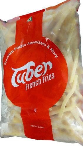 2.5 Kilograms Tasty Yellow Packaged French Fries Ingredients: Potato