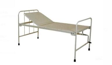 Cream 3 X 6.25 Foot Rectangular Stainless Steel Hospital Semi Fowler Bed