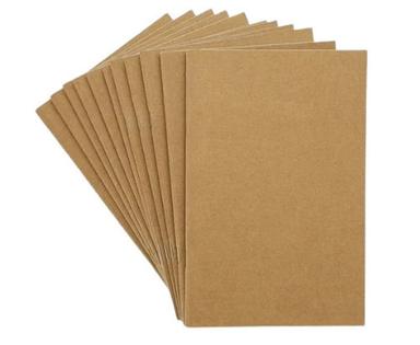 Brown A4 Size 1.5 Mm Thickness Wood Pulp Mill Board Paper