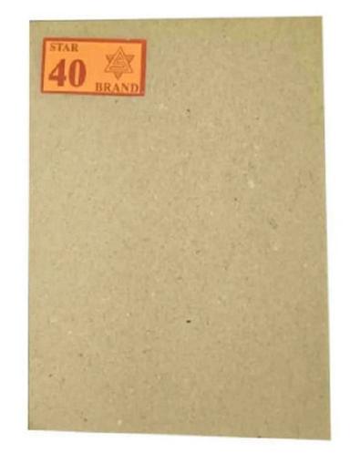 Brown 40 Mm Thickness Coated Hard Board Paper