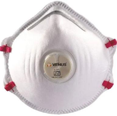 White 13.1 X 13.5 Cm Non Woven Reusable Venus Respirator Mask