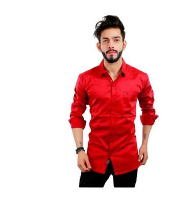 Full Sleeves Button Closure Party Wear Plain Cotton Lycra Shirt For Mens  Age Group: Adult