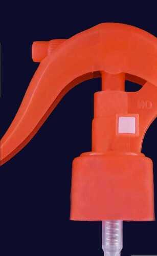 Orange Red Mini Trigger Sprayer For Household, Medical And Chemical Purposes