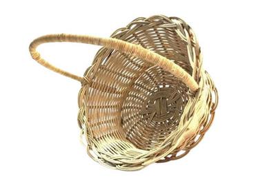 Brown Eco-Friendly Handicrafts Bamboo Fruit Basket For Kitchen Storage