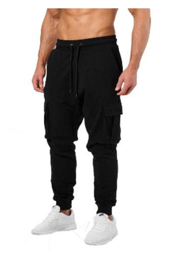Slim Fit Casual Wear Plain Cotton Straight Track Pant For Mens Age Group: Adults