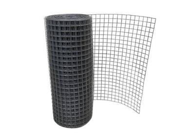 Black 7 Feet Long 8 Kilograms Powder Coated Metal Mesh Roll For Industrial