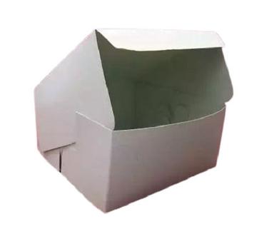  सफेद 2.5X2.5X1 इंच आयताकार प्लेन मैट लैमिनेशन फोल्डिंग पेपर बॉक्स 