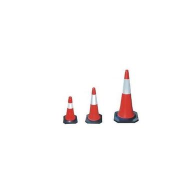 Portable And Lightweight Plastic Regular Roadway Safety Traffic Cones Application: Construction