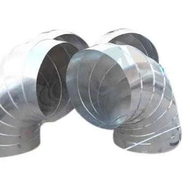 Silver 45 Degree Stainless Steel Ss316L Round Bend Duct