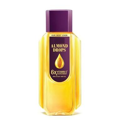 Light Yellow Non Greasy Liquid Almond Drops Hair Oil For Strengthening Hair