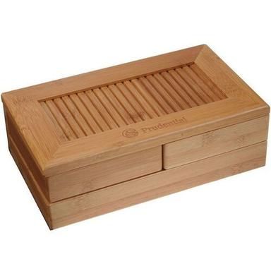  ज्वेलरी स्टोर करने के उपयोग के लिए लकड़ी का आयताकार आकार का बांस का लकड़ी का बक्सा 