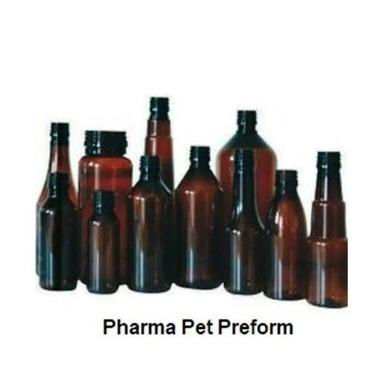 Transparent Pet Preform Bottle With Screw Cap For Pharmaceutical Use Perfect Binding