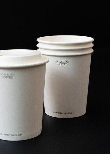 Black Double Wall Disposable Paper Cup For Coffee And Tea
