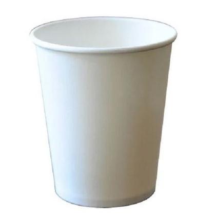  सफ़ेद सादा 100 मिली क्षमता वाला थर्मोकोल पेपर कप 