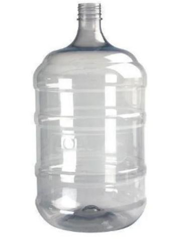  20 लीटर क्षमता वाला बेलनाकार पारदर्शी प्लास्टिक मिनरल वाटर जार आयाम (L*W*H): 25X14X25 इंच (इंच) 