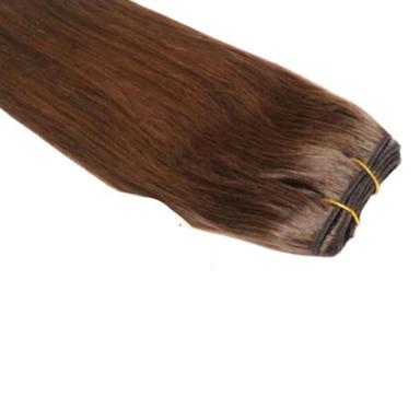 Brown Artificial Straight Shinny Remy Hair Extension For Girls And Women
