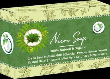 Black 100% Natural & Organic Green Solid Neem Soap For Bathing