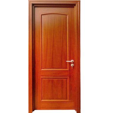 Brown 6X2.5 Feet 35 Mm Thick Polished Finish Hinged Interior Wooden Door 