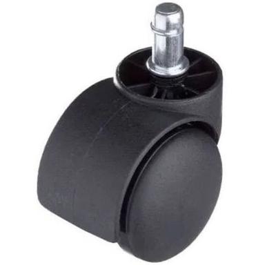 Balck 16X15 Mm Powder Coated Double Fate Nylon Caster Wheel Use For Office Chair 