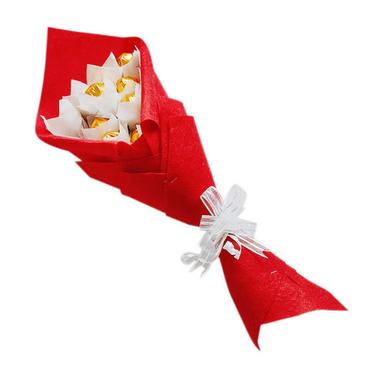 Red Choco Teddy'S Chocolate Truffle Bouquet - 10 Truffles, Gift Pack, Gift Hamper, Wedding, Anniversary, Diwali, Christmas, Valentine, Birthday (Red)