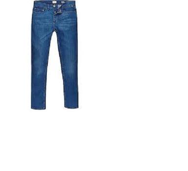 Blue Comfortable Regular Size Plain Dyed High Quality Denim Jeans For Mens