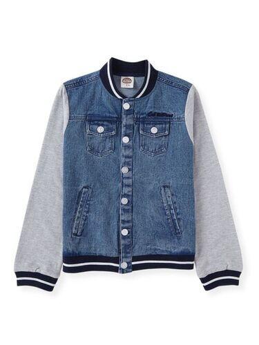 Washable Men Full Sleeves Denim Fabric Jacket For Casual Wear