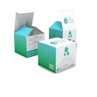 White Square Printed Packaging Paper Carton Box For Household Purposes