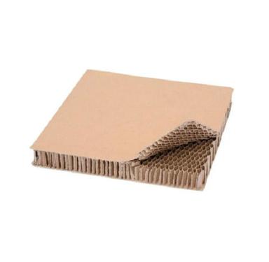 Brown 25 Mm Thickness 12 X 12 Inches Square Corrugated Paper Honeycomb Boards