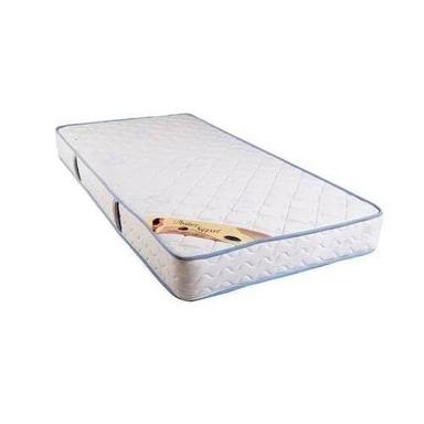 White 7 Foot Long Rectangular Single-Size Plain Soft Touch Foam Bed Mattress