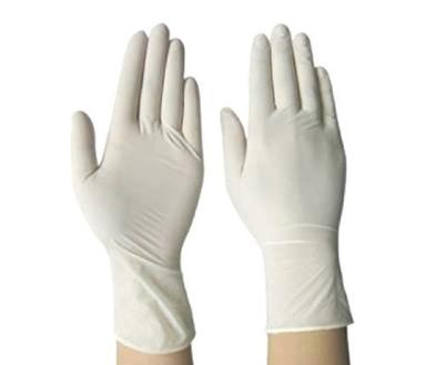White Comfortable Good-Quality Disposable Flexible Latex Surgical Powder Free Gloves