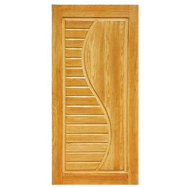 Brown 2X7 Feet 18Mm Thick Rectangular Polished Plain Interior Wooden Door