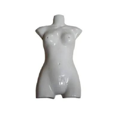 36 Inch Tall Medium Size Fix Pose Half Body Plastic Female Mannequin  Age Group: Adults