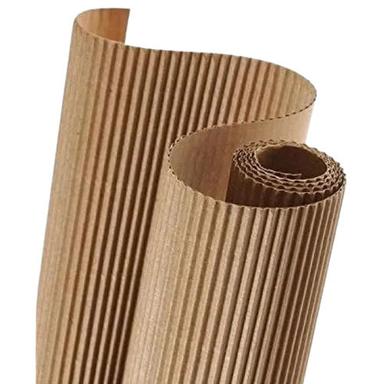 Brown 80 Gsm 2.1% Smooth Sustainable Packaging Plain Corrugated Paper Roll