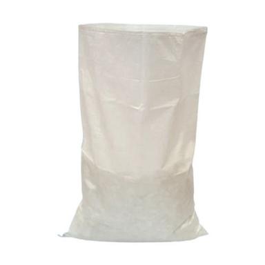 White 25 Kilogram Capacity Open Mouth Plain Empty Polypropylene Plastic Sugar Bag