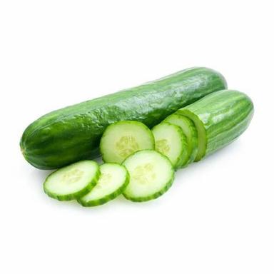 Long Light Green Fresh Cucumber, High In Vitamins And Carbs