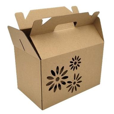 Rectangular Matte Laminated Printed Corrugated Carton Box For Gift Packaging Length: 12 Inch (In)