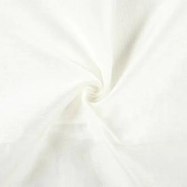 White Plain Chanderi Silk Fabric For Making Garments