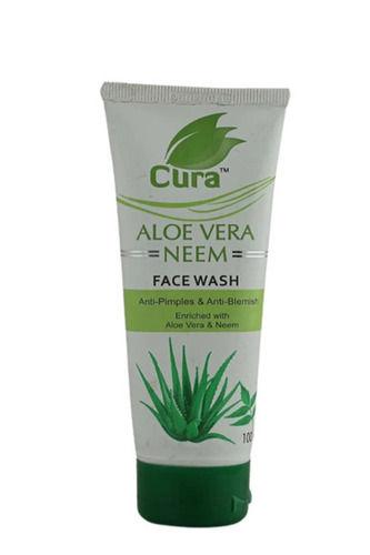 100 Gram Aloe Vera Neem Face Wash For All Skin Type  Color Code: Green