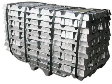 20 Mm Thick Corrosion Resistance Rectangular Galvanized Aluminum Alloy Ingot Application: Steel Industry
