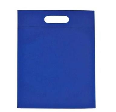 10x4.5 Inches Plain Dyed Patch Handle Non Woven D Cut Bag