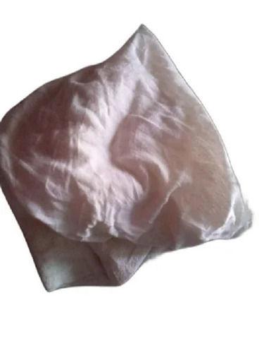 White 120 Gsm Lightweight Woven Technics Plain Solid Style Hosiery Waste Cloth For Textile Industries 