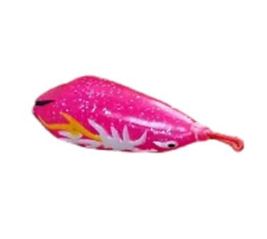 Pink 75 Mm Printed Style Single Knot Durable Plastic Conical Shape Fishing Lure