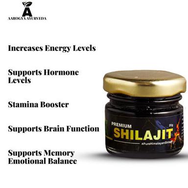Ayurvedic Medicine Premium Shilajit For Stamina And Reproductive Health